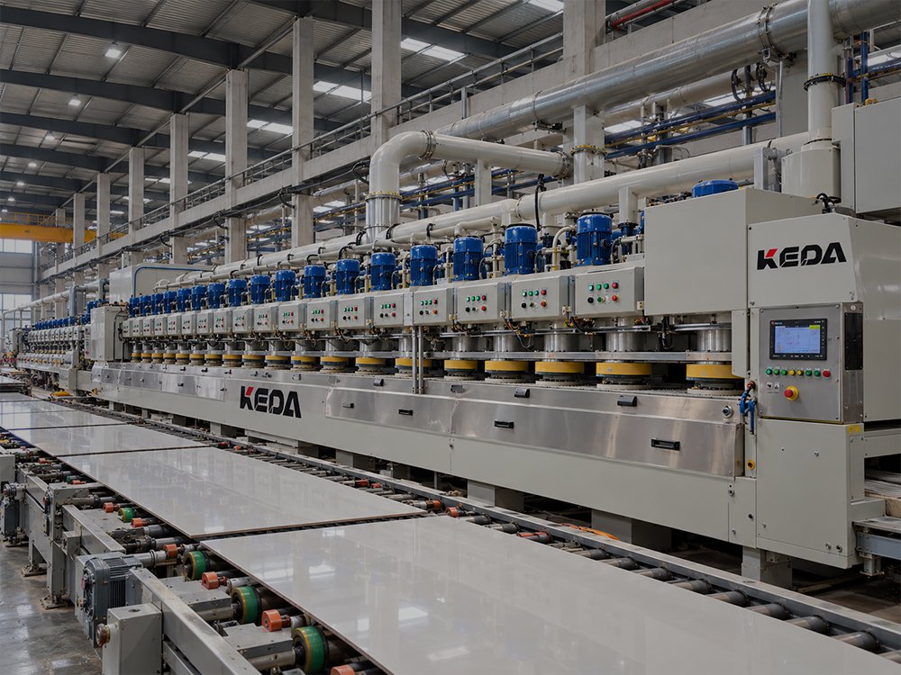 KEDA polishing line finishing porcelain tiles